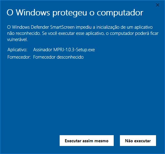 Erro de permissão no windows defender